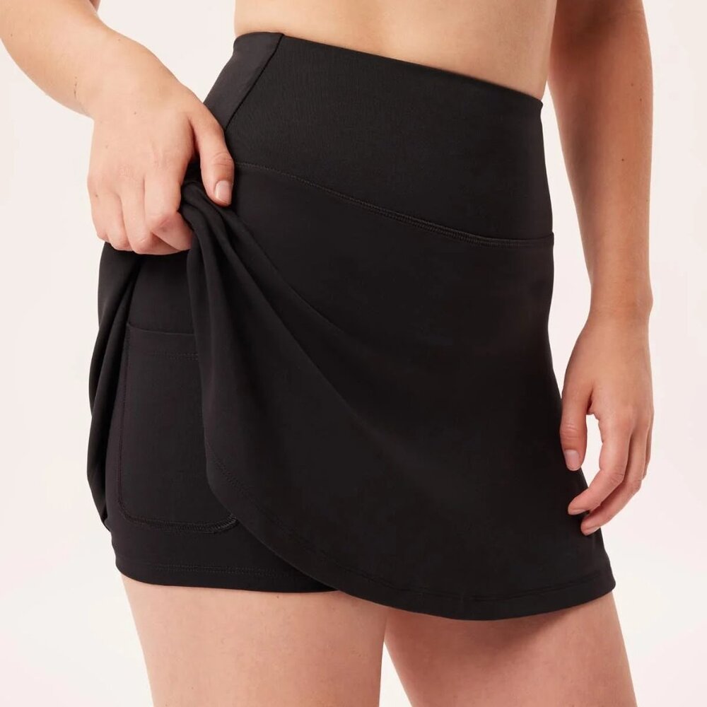 Girlfriend Collective Float Ultralight‎ Skort in Black Small NWT - Picture 3 of 13